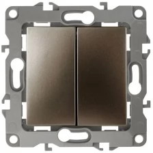 ЭРА Переключатель двухклавишный ЭРА 12 10AX 250V 12-1106-13 Б0019296