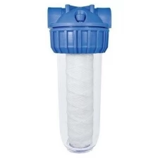 Магистральный фильтр 1/2" пластик (прозрачный) Water Filter. FS-10FY.1/2