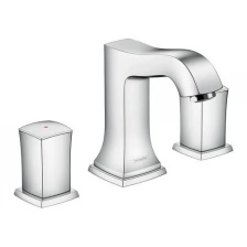 Смеситель hansgrohe Metropol Classic для раковины на 3 отверстия, со сливным гарнитуром 31304000