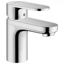 Смеситель для раковины 100, со сливным гарнитуром, цинк Hansgrohe Vernis Blend 71571000, хром